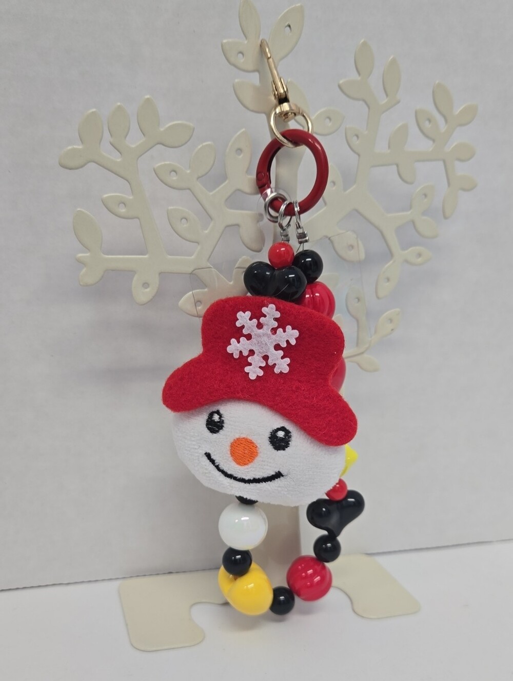 🎅🎅🎅Set Of 3 Snowman Keychain/Bag Charm for Kids/Adults 6" NWOT